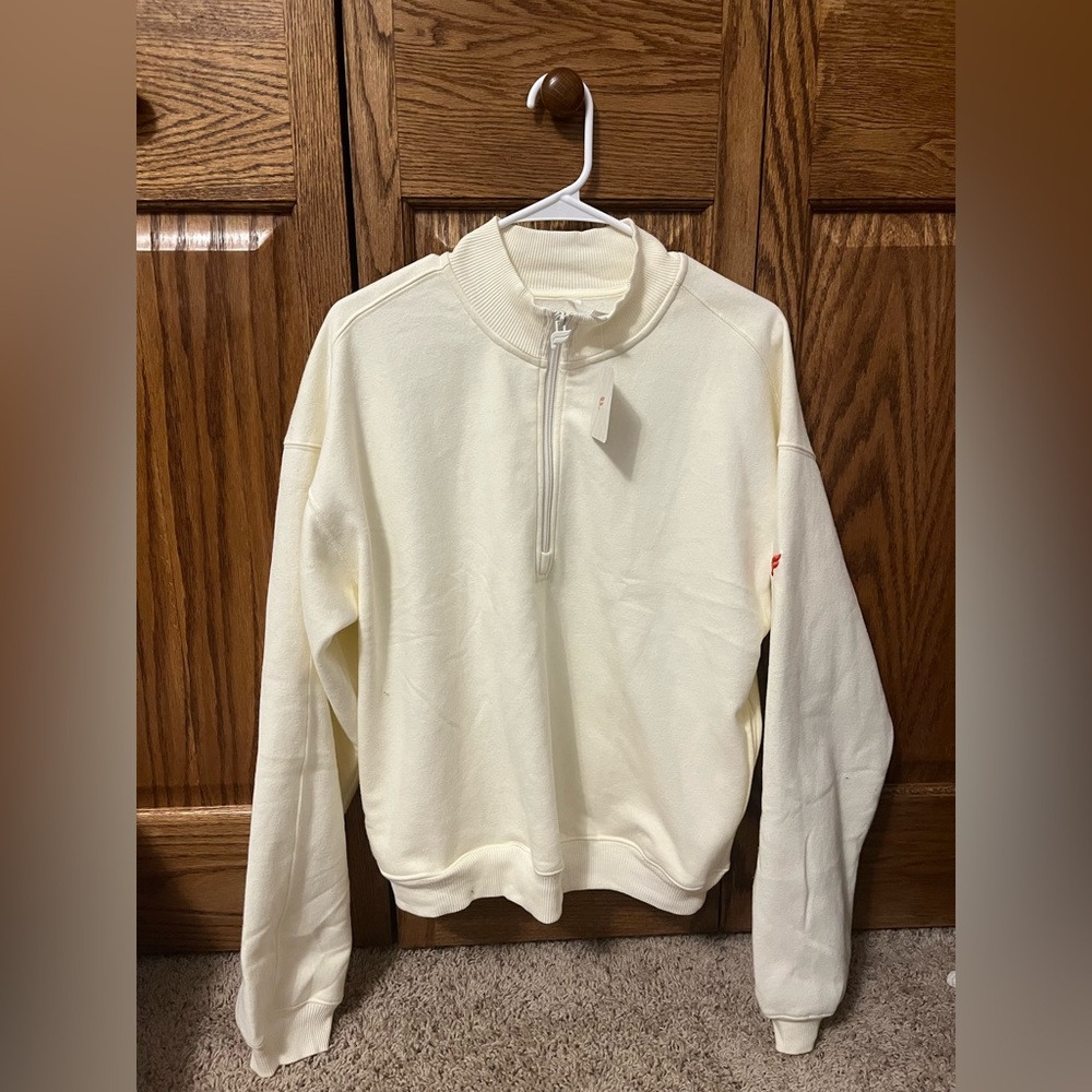 Fabletics Forever Fleece 1/2 Zip Sweatshirt - Size:EXTRA LARGE (XL)